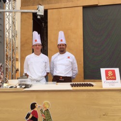 Sul palco centrale del cluster Cacao e cioccolato